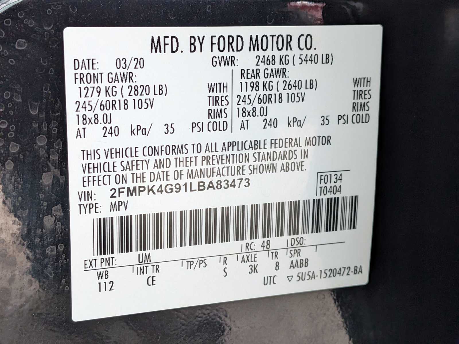 Thumbnail: 2020 Ford Edge - 31