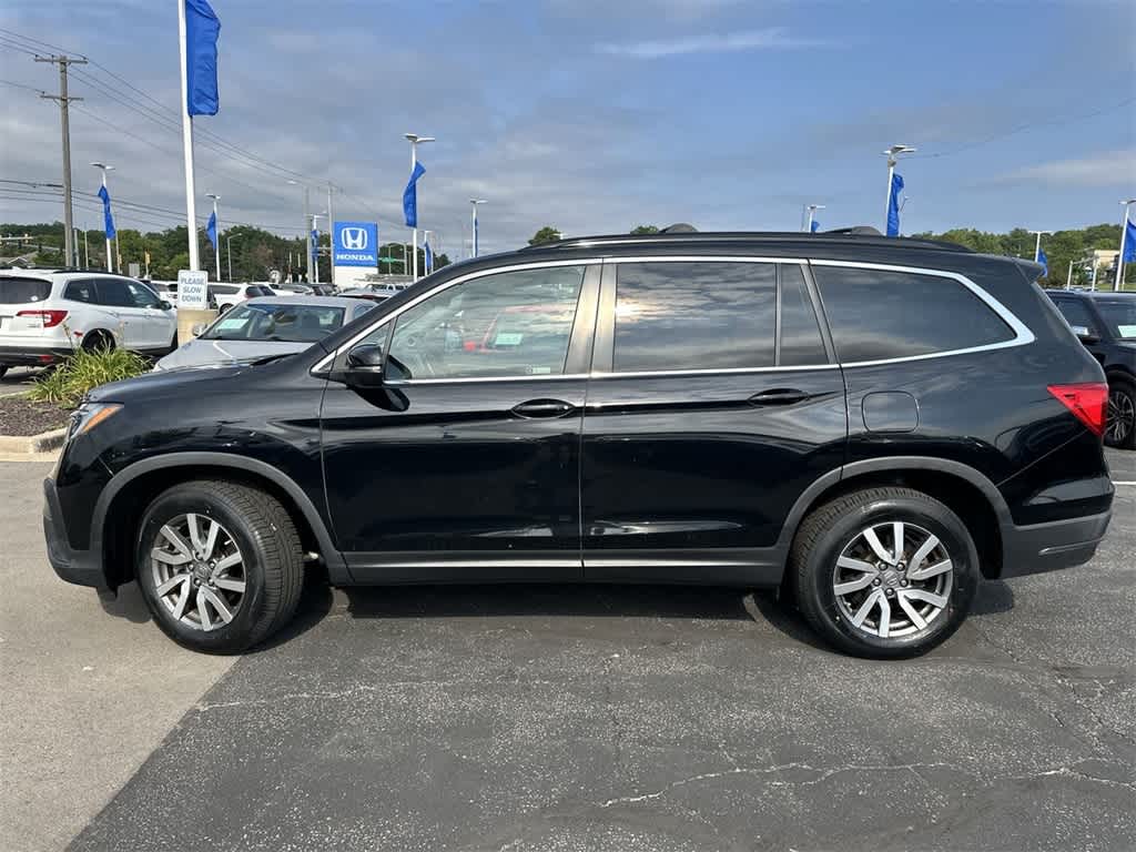 Certified 2021 Honda Pilot EX-L with VIN 5FNYF6H52MB031634 for sale in Waukesha, WI