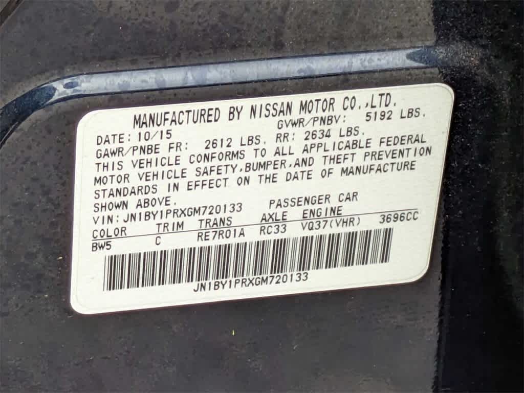 Thumbnail: 2016 INFINITI Q70 - 36