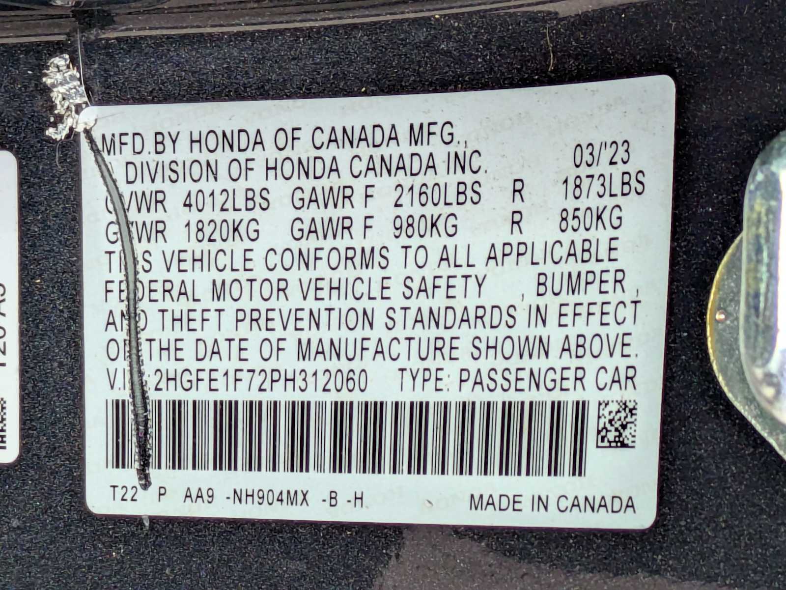 Thumbnail: 2023 Honda Civic - 33