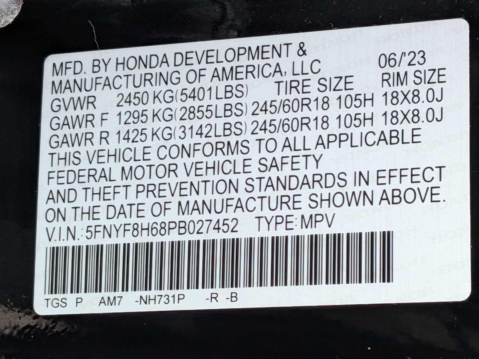 Thumbnail: 2023 Honda Passport - 32