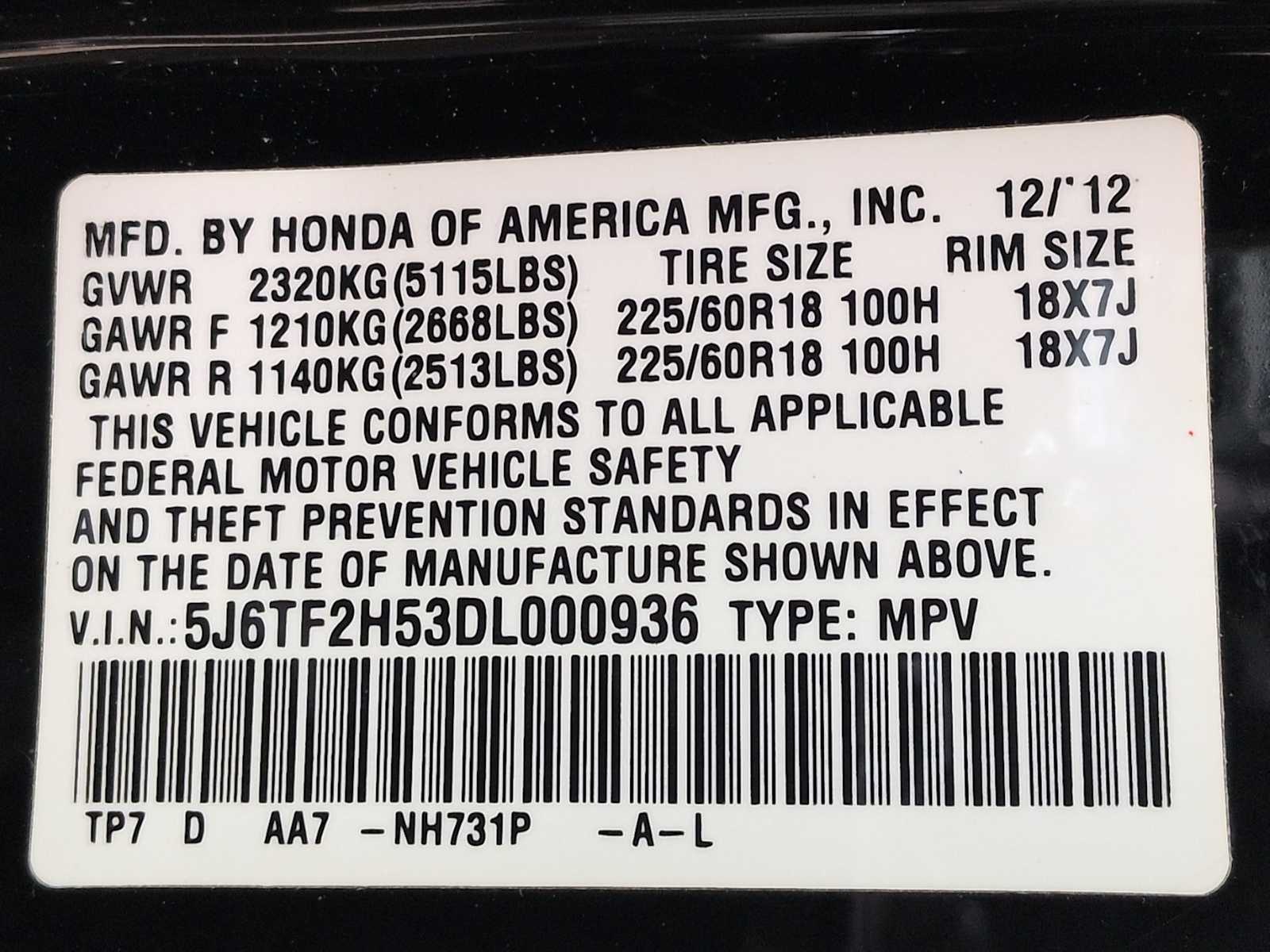 Thumbnail: 2013 Honda Crosstour - 34