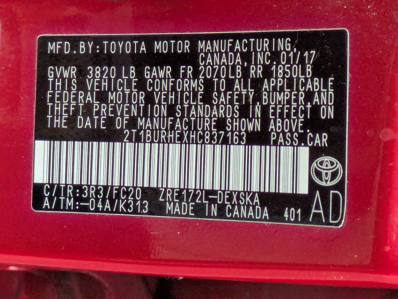 Thumbnail: 2017 Toyota Corolla - 30