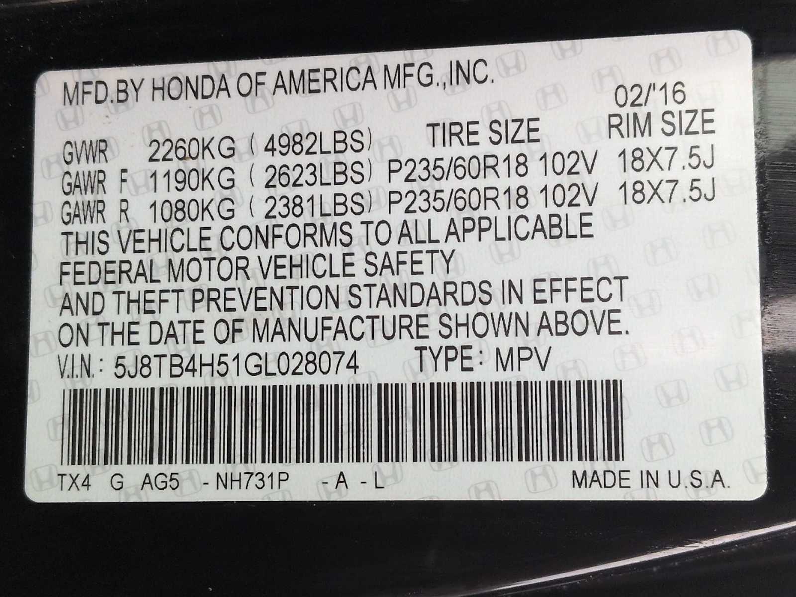 Thumbnail: 2016 Acura RDX - 35