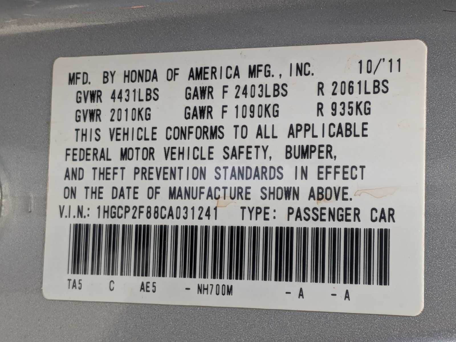 Thumbnail: 2012 Honda Accord - 30