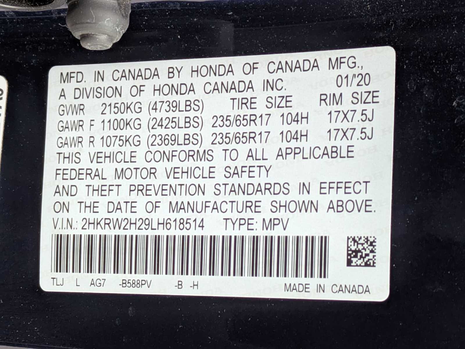 Thumbnail: 2020 Honda CR-V - 32