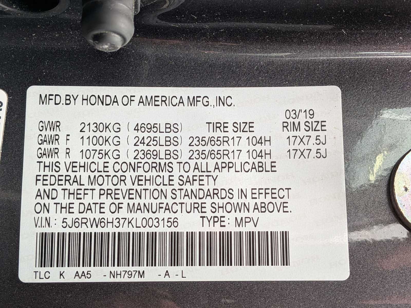 Thumbnail: 2019 Honda CR-V - 33