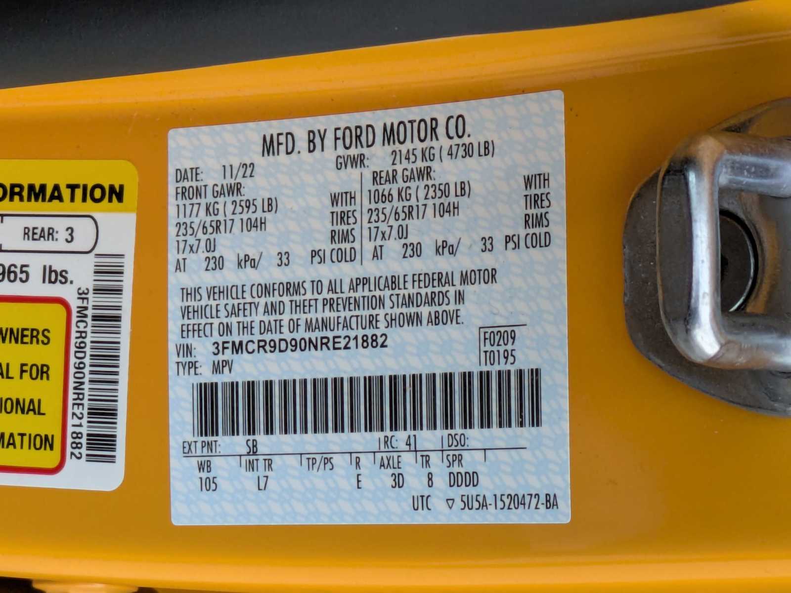 Thumbnail: 2022 Ford Bronco Sport - 33