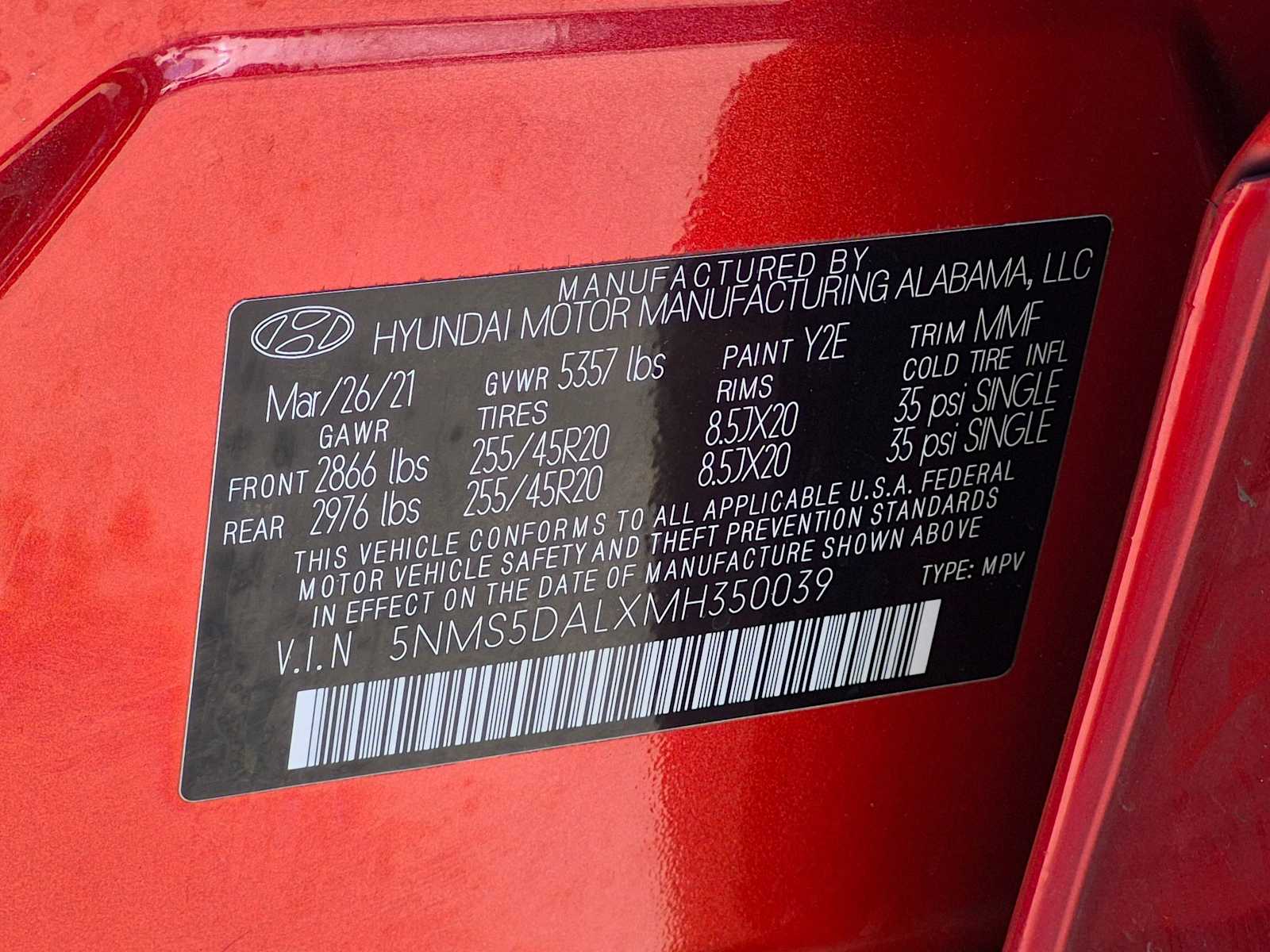 Thumbnail: 2021 Hyundai Santa Fe - 36