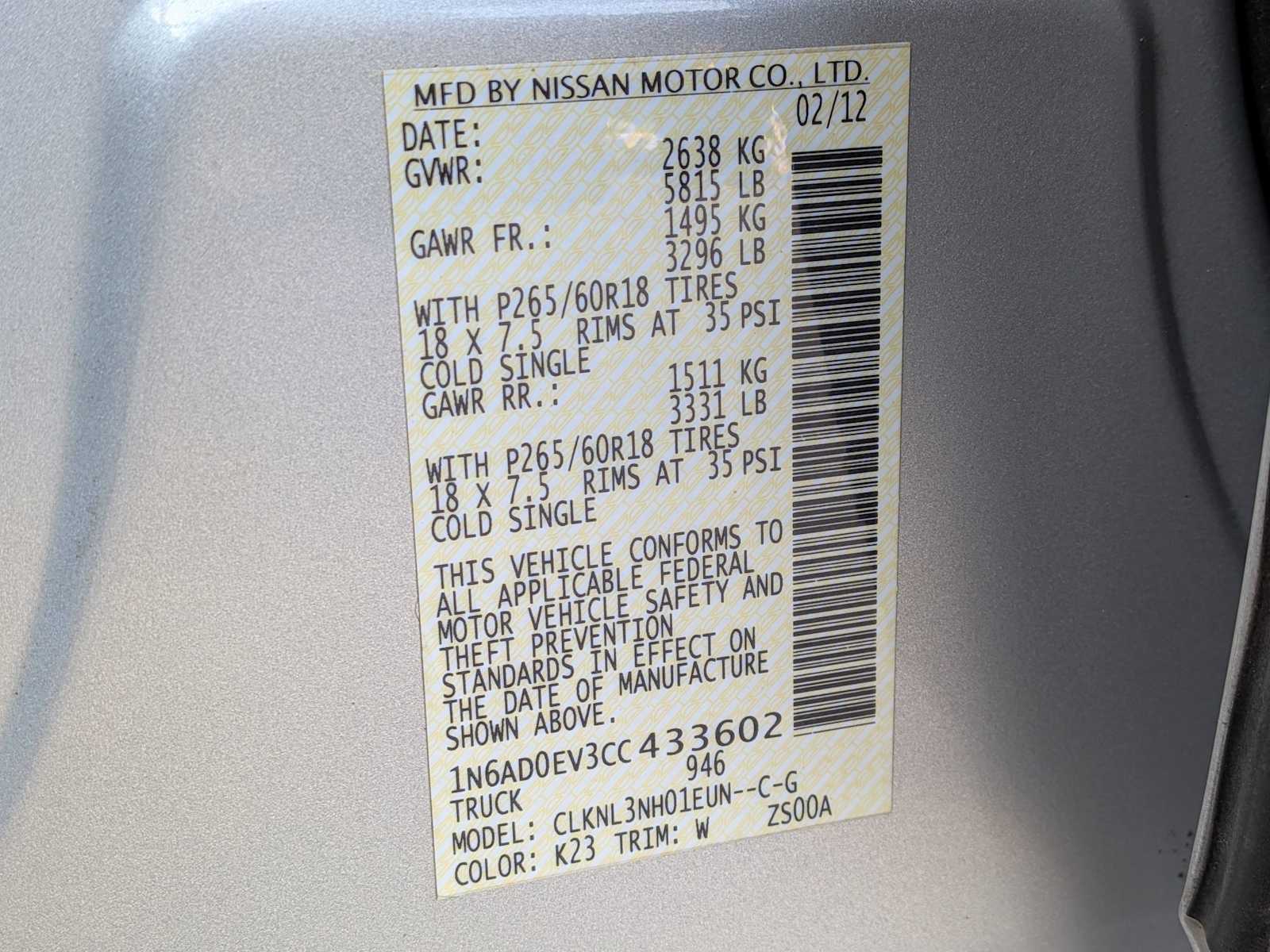 Thumbnail: 2012 Nissan Frontier - 29