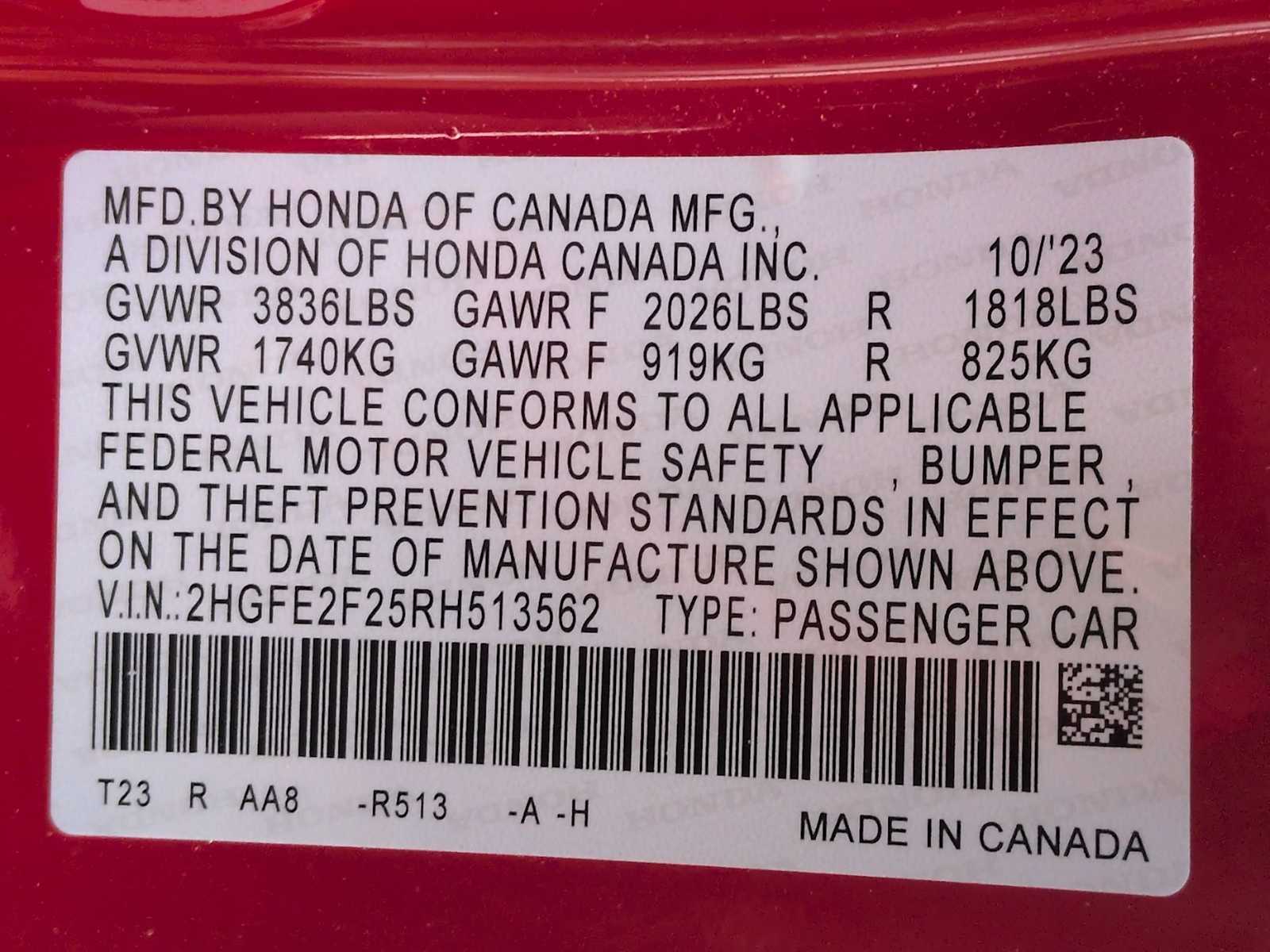 Thumbnail: 2024 Honda Civic - 32