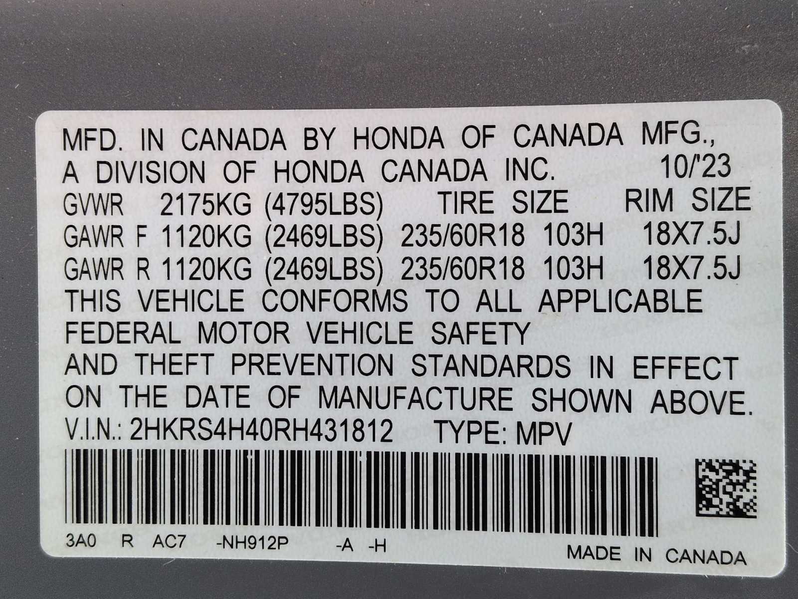 Thumbnail: 2024 Honda CR-V - 34