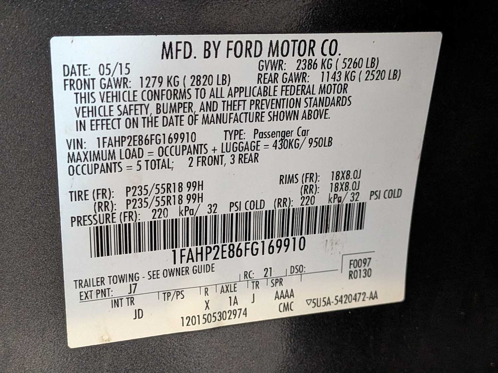 Thumbnail: 2015 Ford Taurus - 31