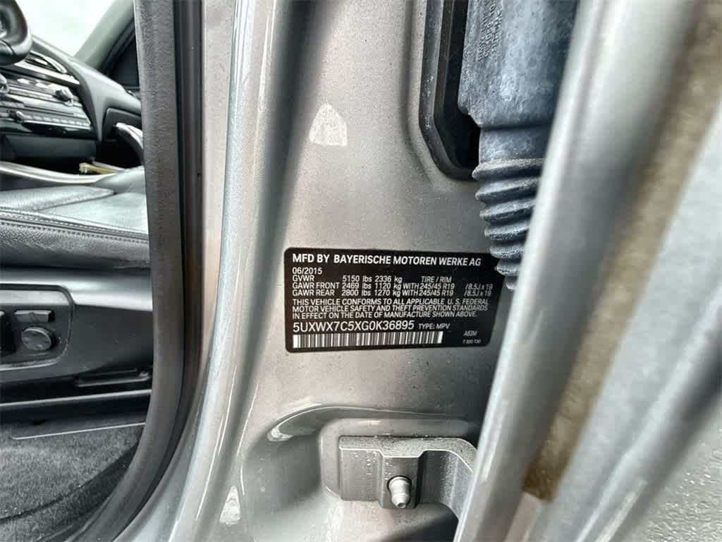2016 BMW X3 xDrive35i 36