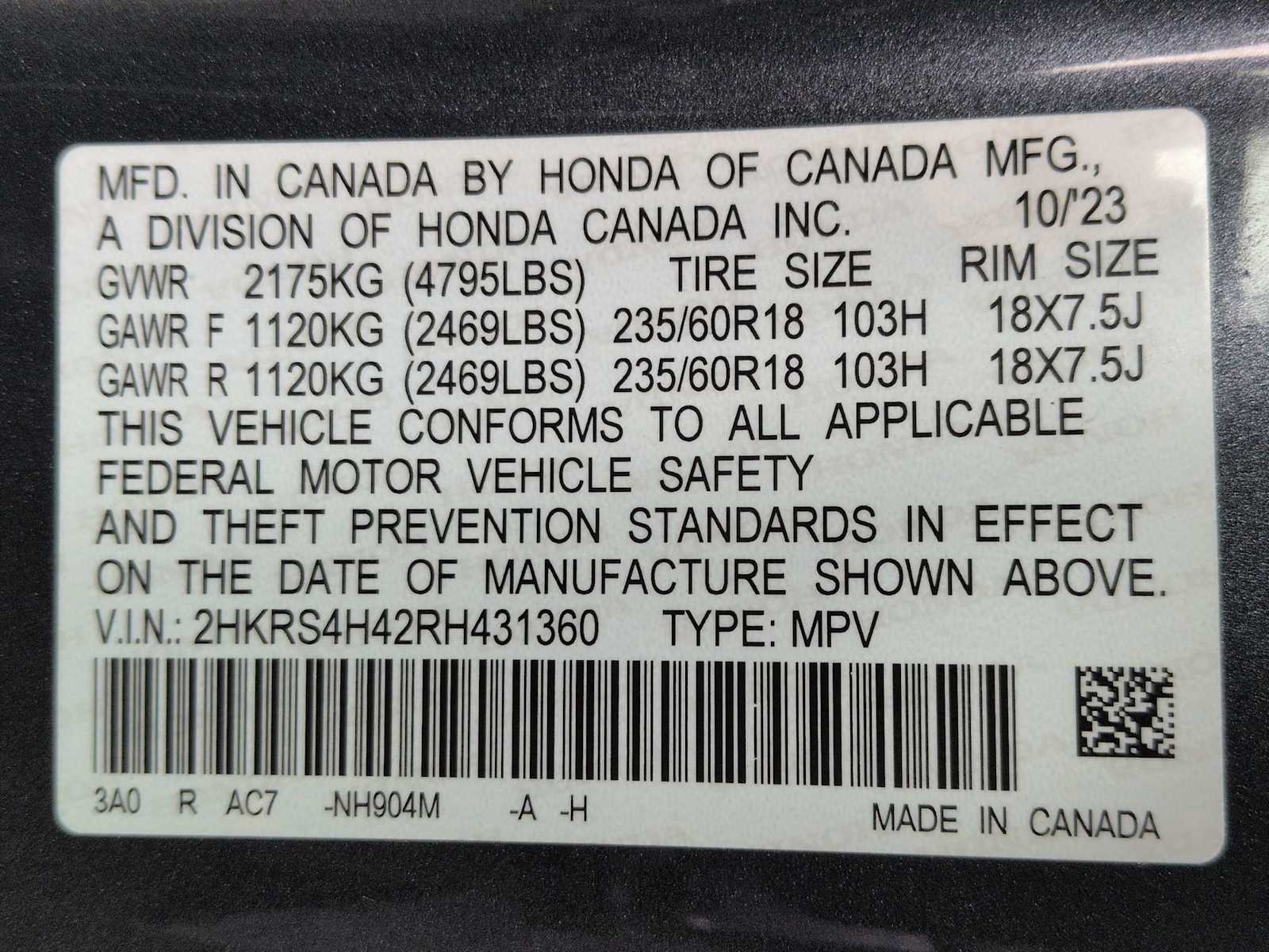 Thumbnail: 2024 Honda CR-V - 34