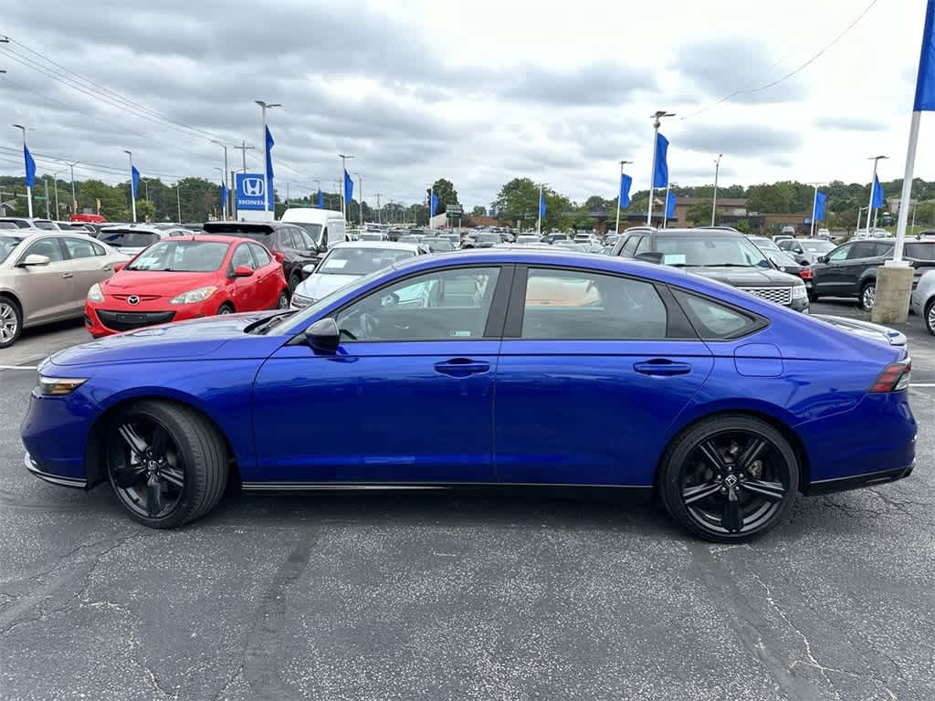 Certified 2023 Honda Accord Hybrid Sport-L with VIN 1HGCY2F79PA018377 for sale in Waukesha, WI