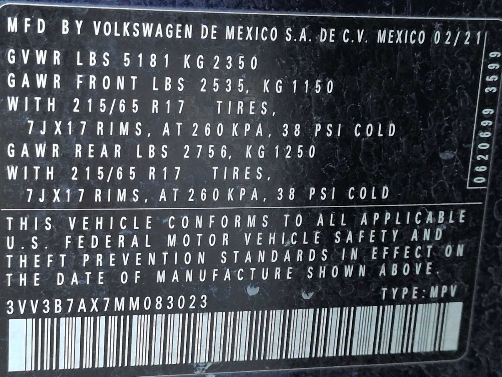 Thumbnail: 2021 Volkswagen Tiguan - 33