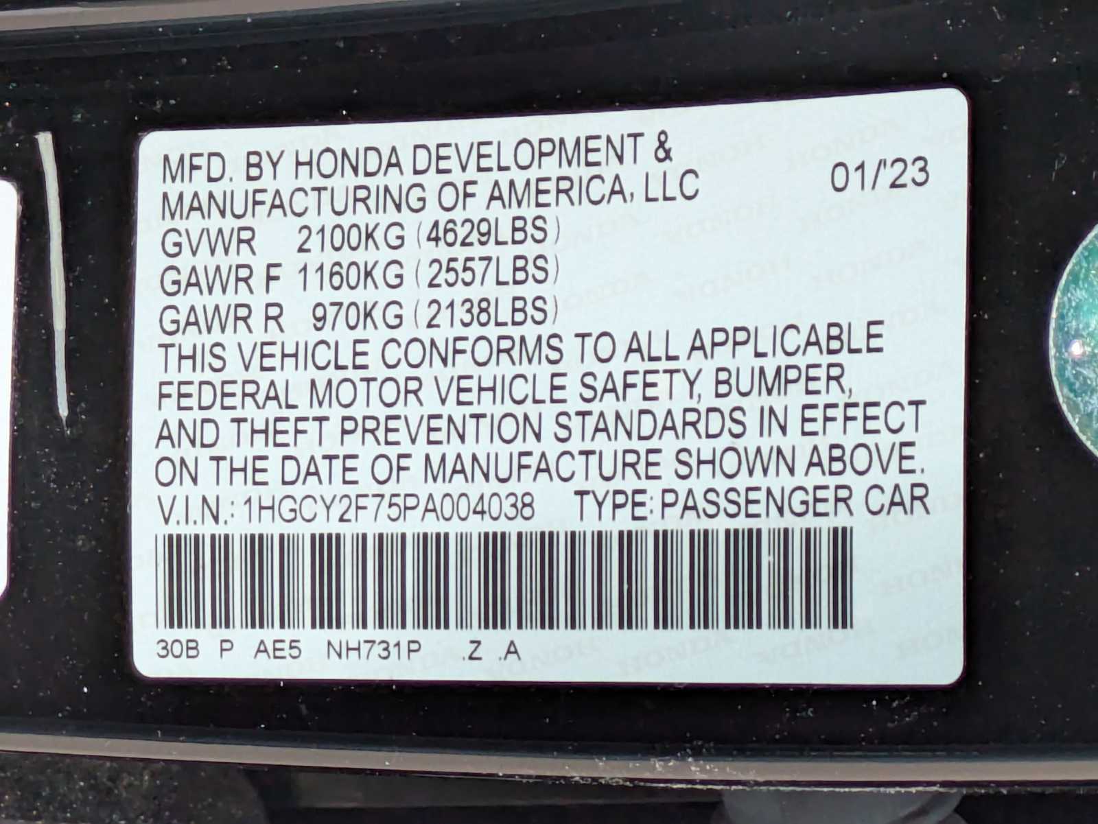 Thumbnail: 2023 Honda Accord - 18