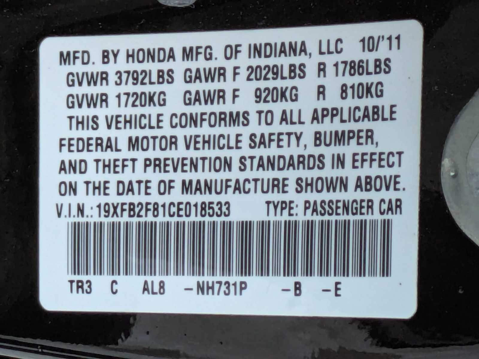 Thumbnail: 2012 Honda Civic - 32