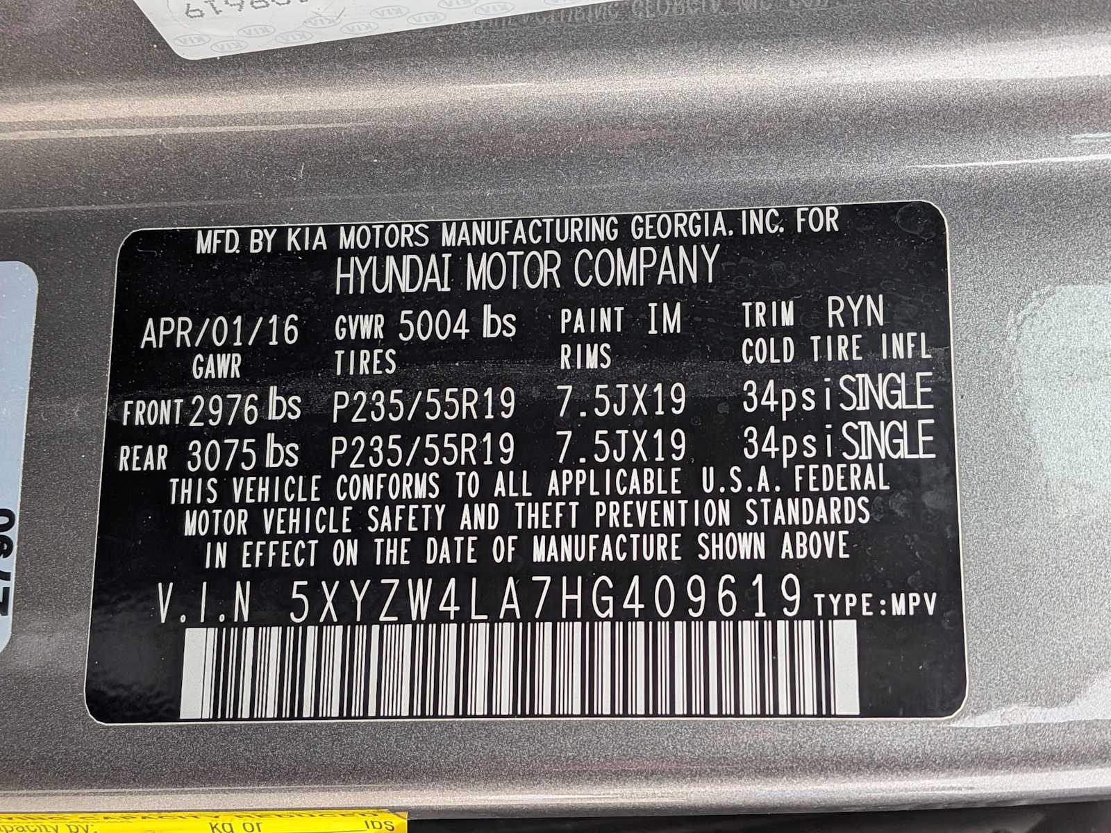 Thumbnail: 2017 Hyundai Santa Fe - 35