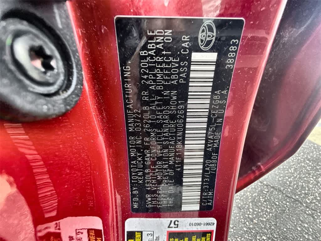 2022 Toyota Camry XLE 36