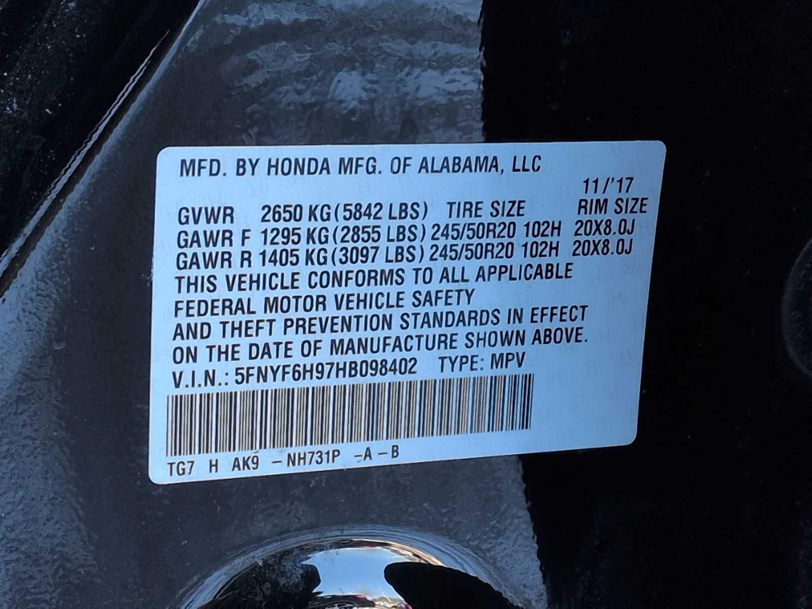 Thumbnail: 2017 Honda Pilot - 35