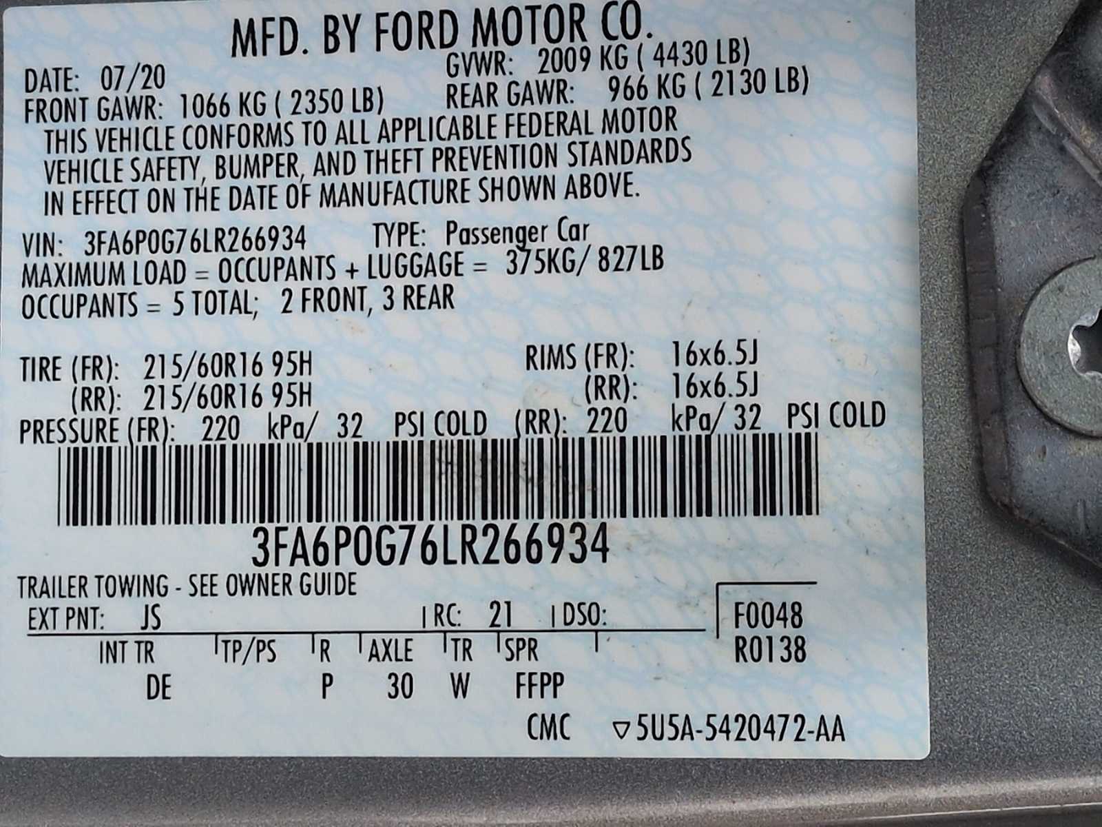 Thumbnail: 2020 Ford Fusion - 33