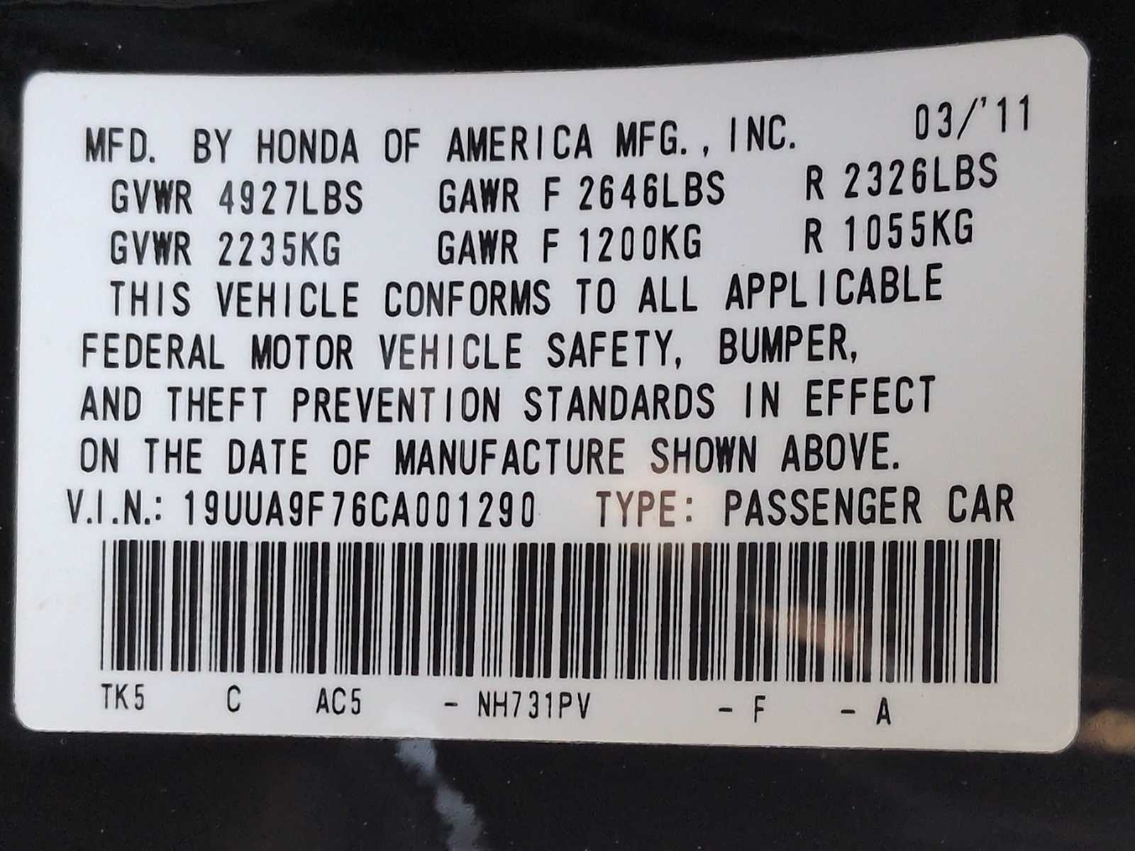 Thumbnail: 2012 Acura TL - 34