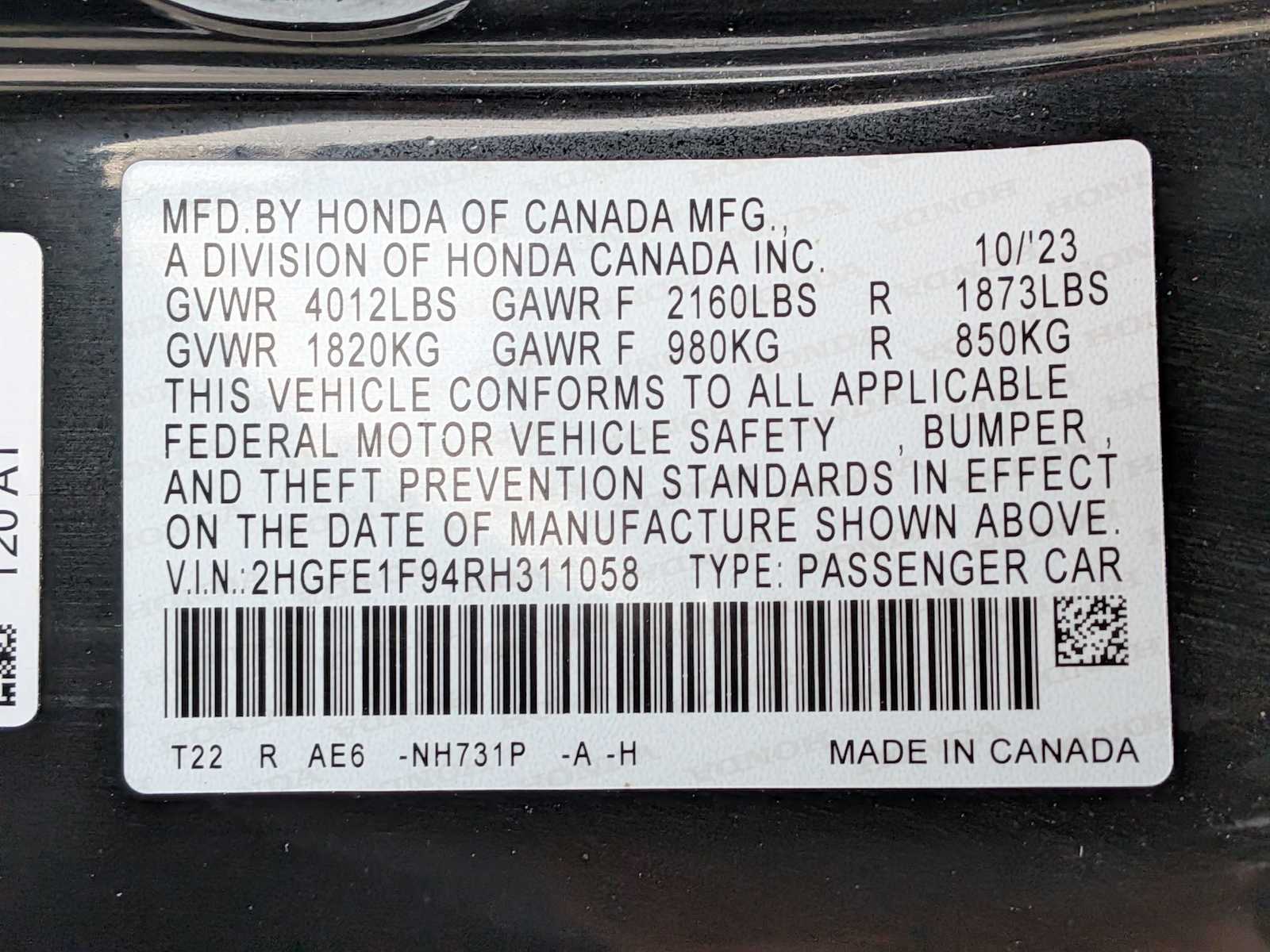 Thumbnail: 2024 Honda Civic - 36