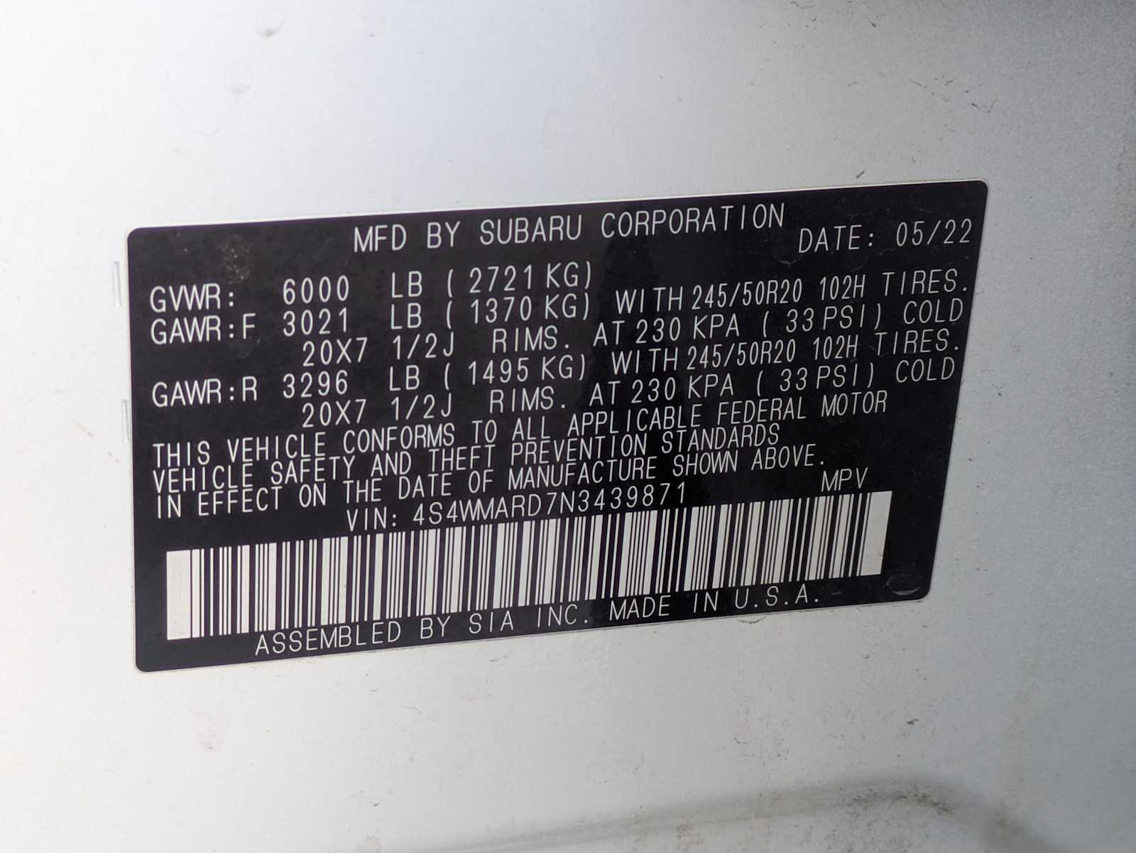 Thumbnail: 2022 Subaru Ascent - 37