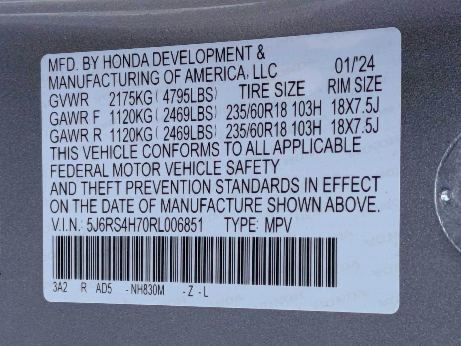 Thumbnail: 2024 Honda CR-V - 35