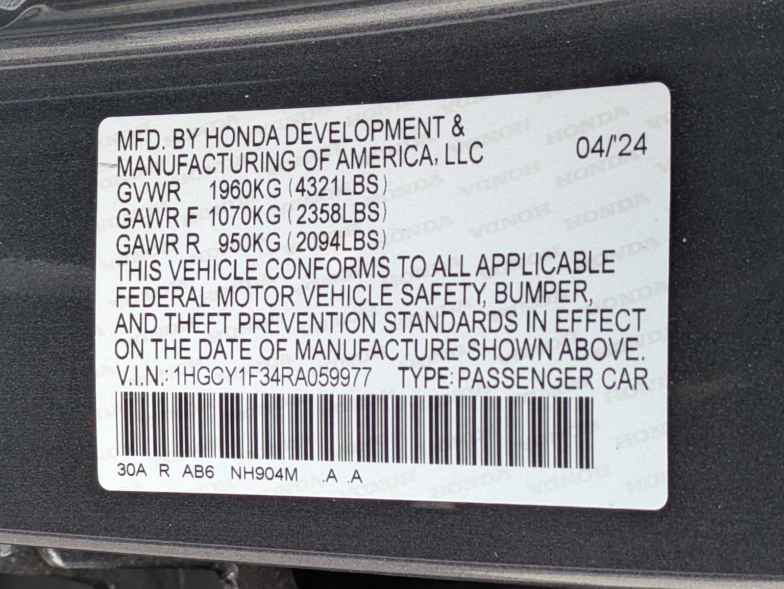 Thumbnail: 2024 Honda Accord - 34