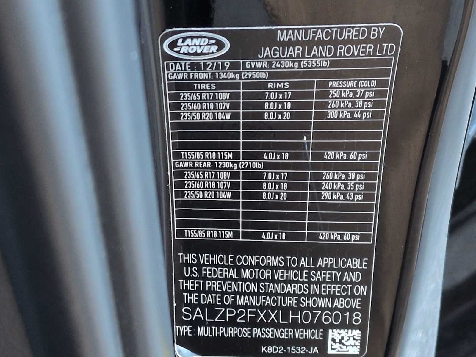 Thumbnail: 2020 Land Rover Range Rover Evoque - 34