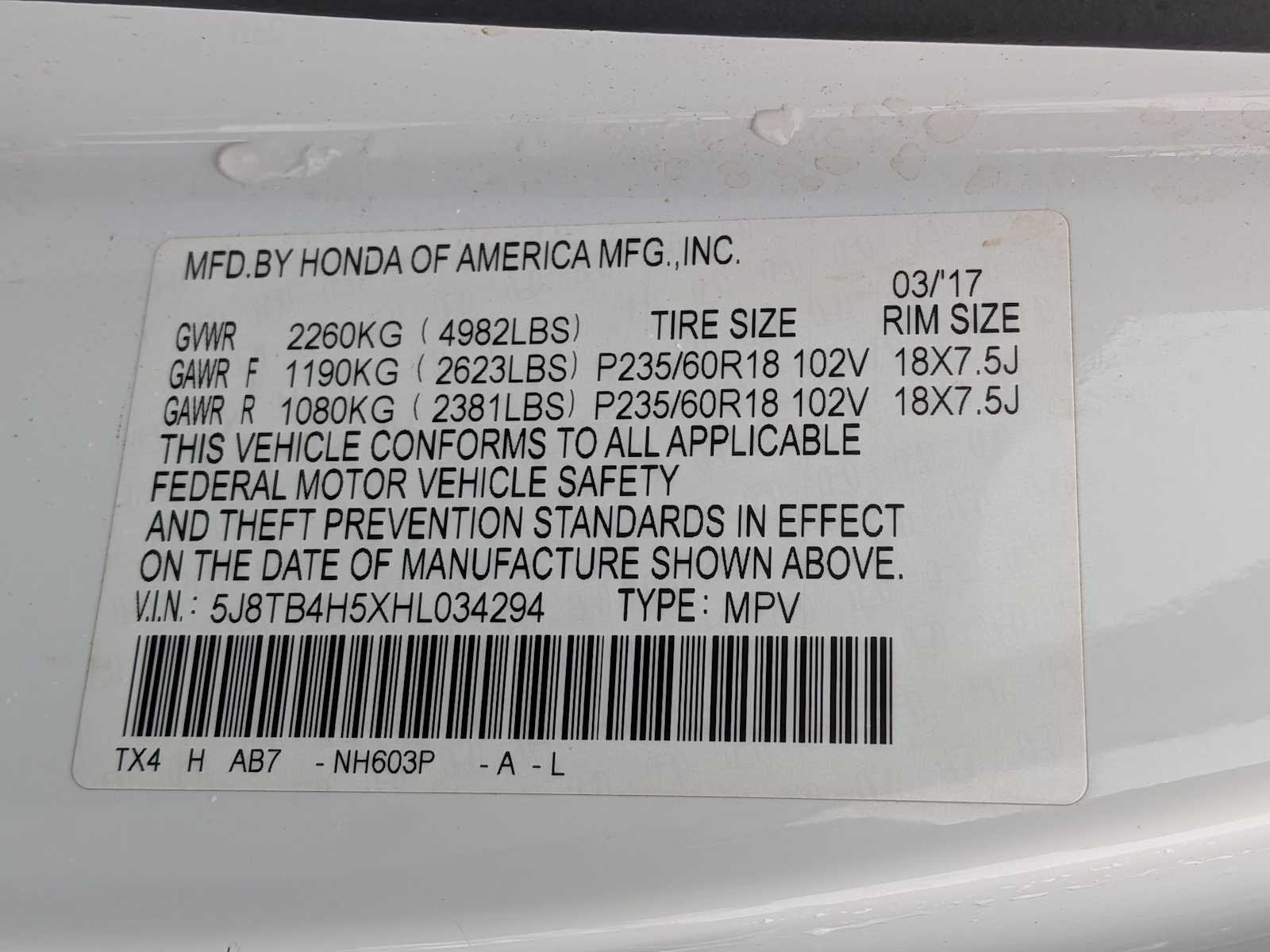 Thumbnail: 2017 Acura RDX - 36