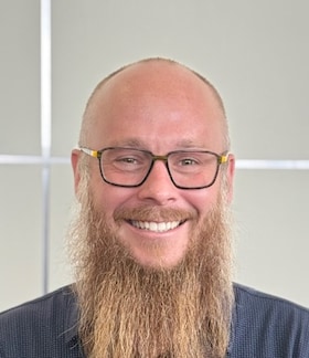 Staff member Blake Bednar from ID_bd98e1
