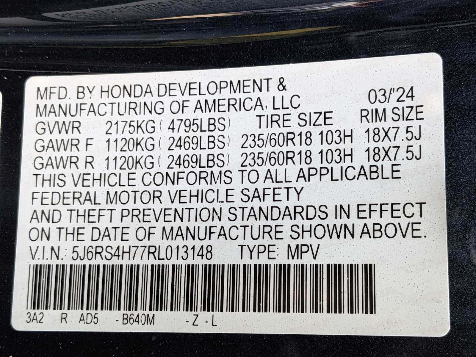 Thumbnail: 2024 Honda CR-V - 33