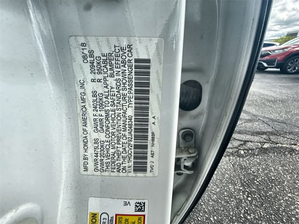 2018 Honda Accord Touring 34