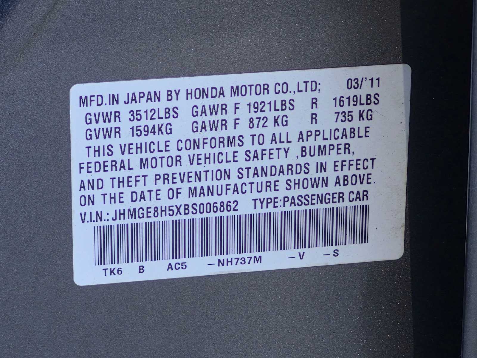 Thumbnail: 2011 Honda Fit - 28
