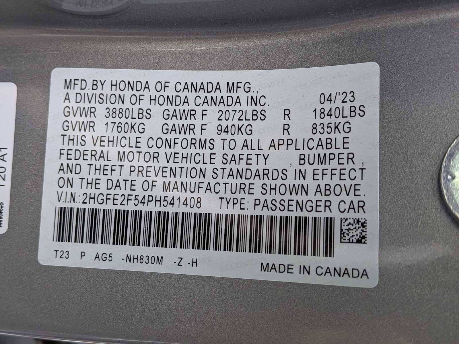 Thumbnail: 2023 Honda Civic - 32