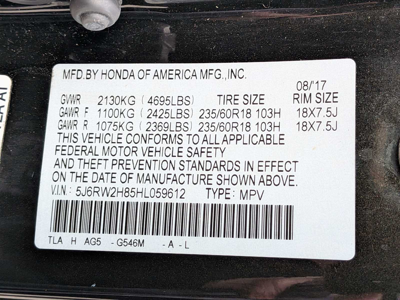 Thumbnail: 2017 Honda CR-V - 35