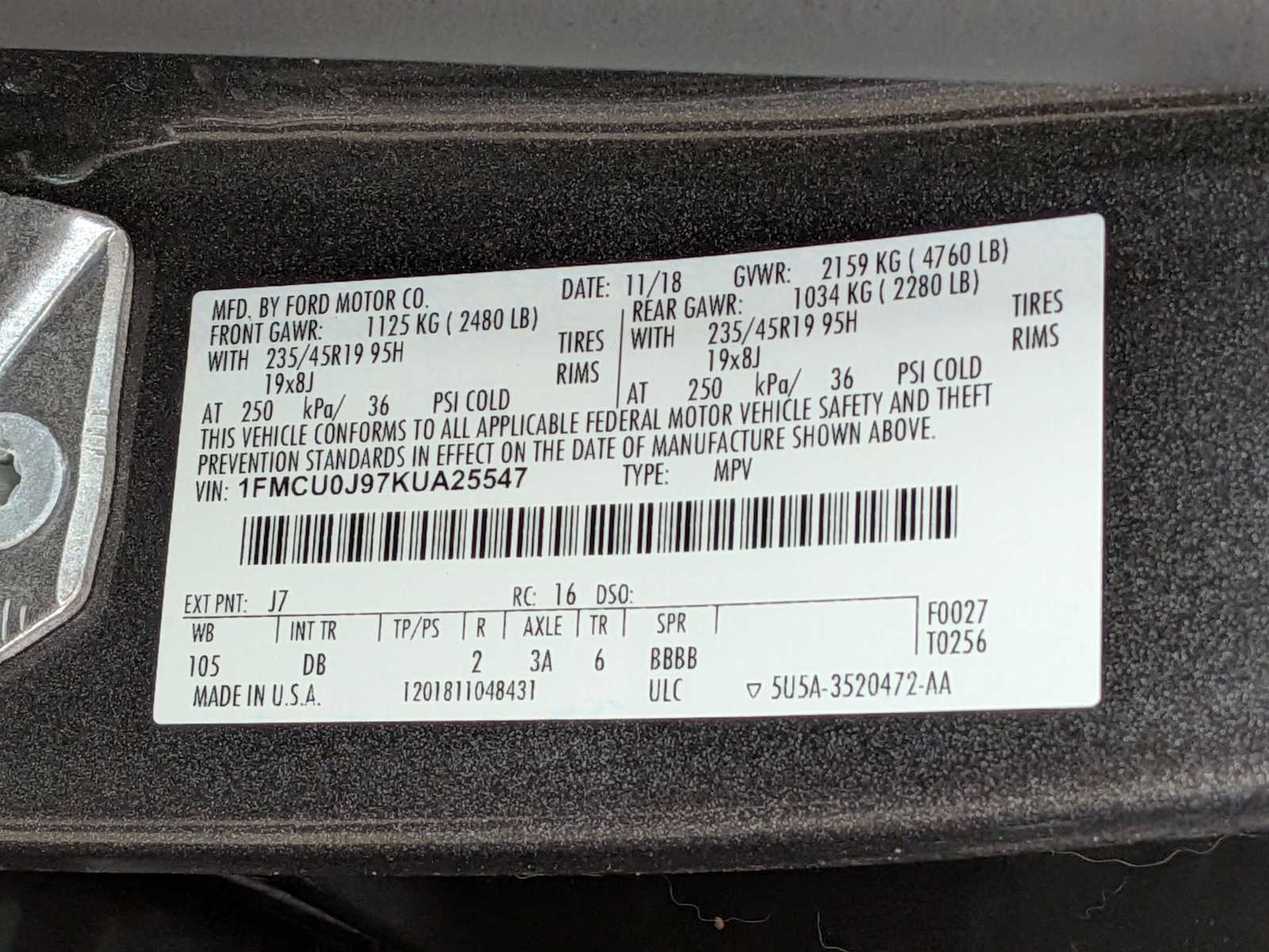 Thumbnail: 2019 Ford Escape - 36