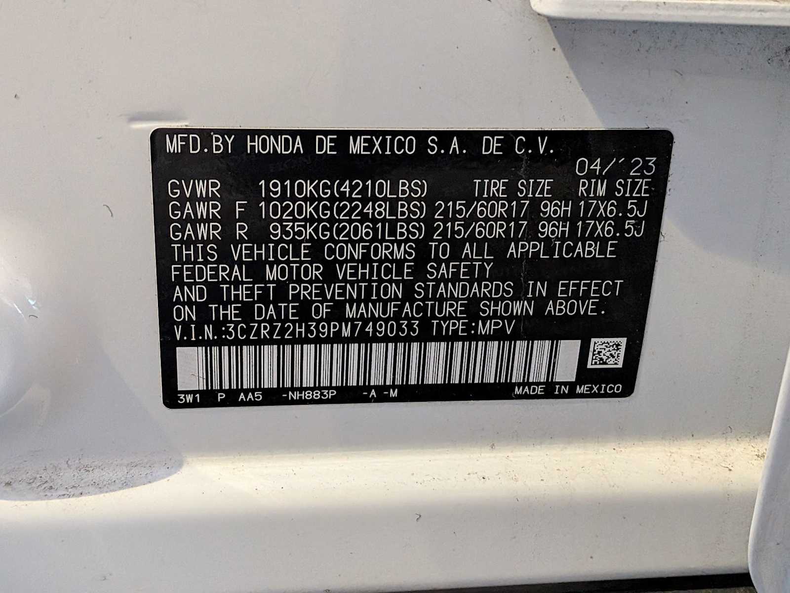 Thumbnail: 2023 Honda HR-V - 32