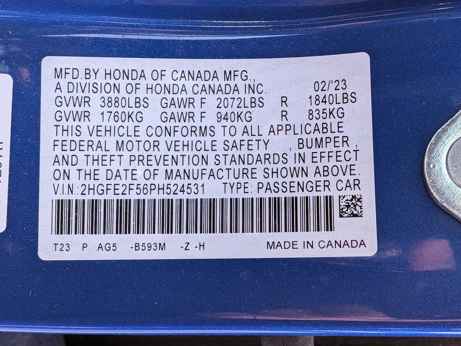 Thumbnail: 2023 Honda Civic - 32