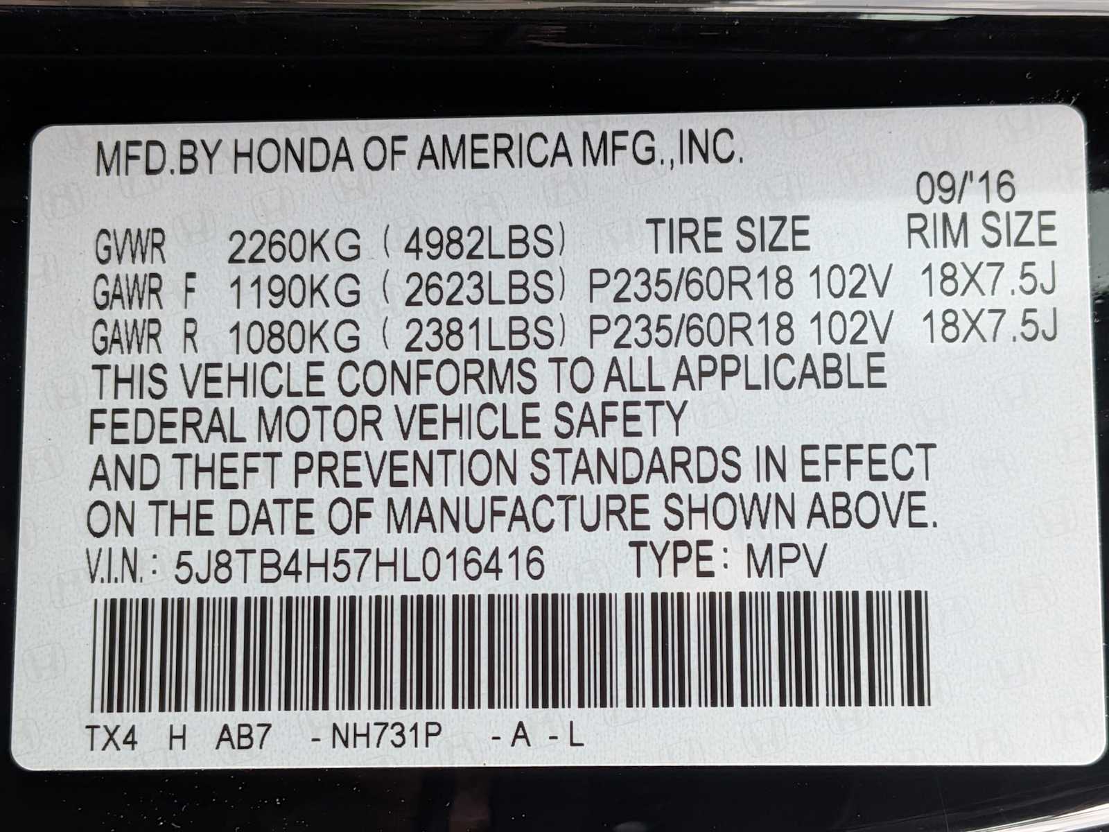 Thumbnail: 2017 Acura RDX - 33
