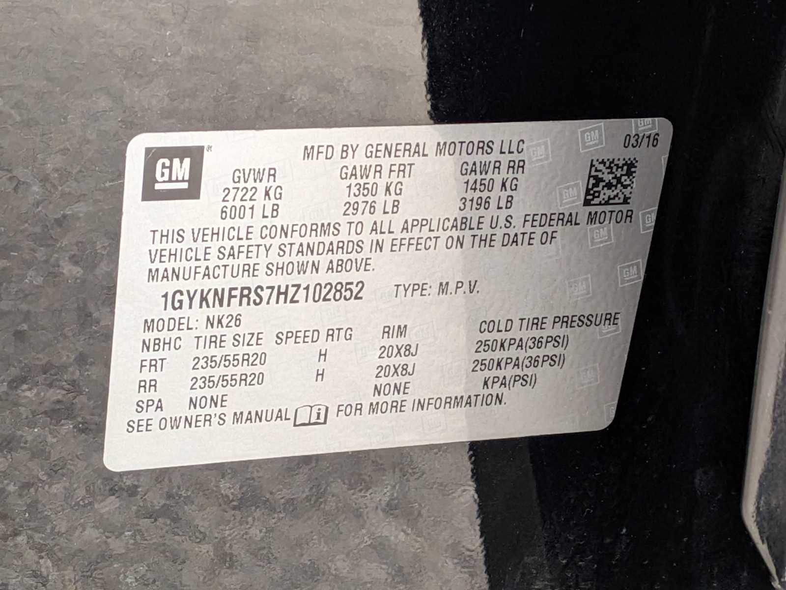 Thumbnail: 2017 Cadillac XT5 - 36