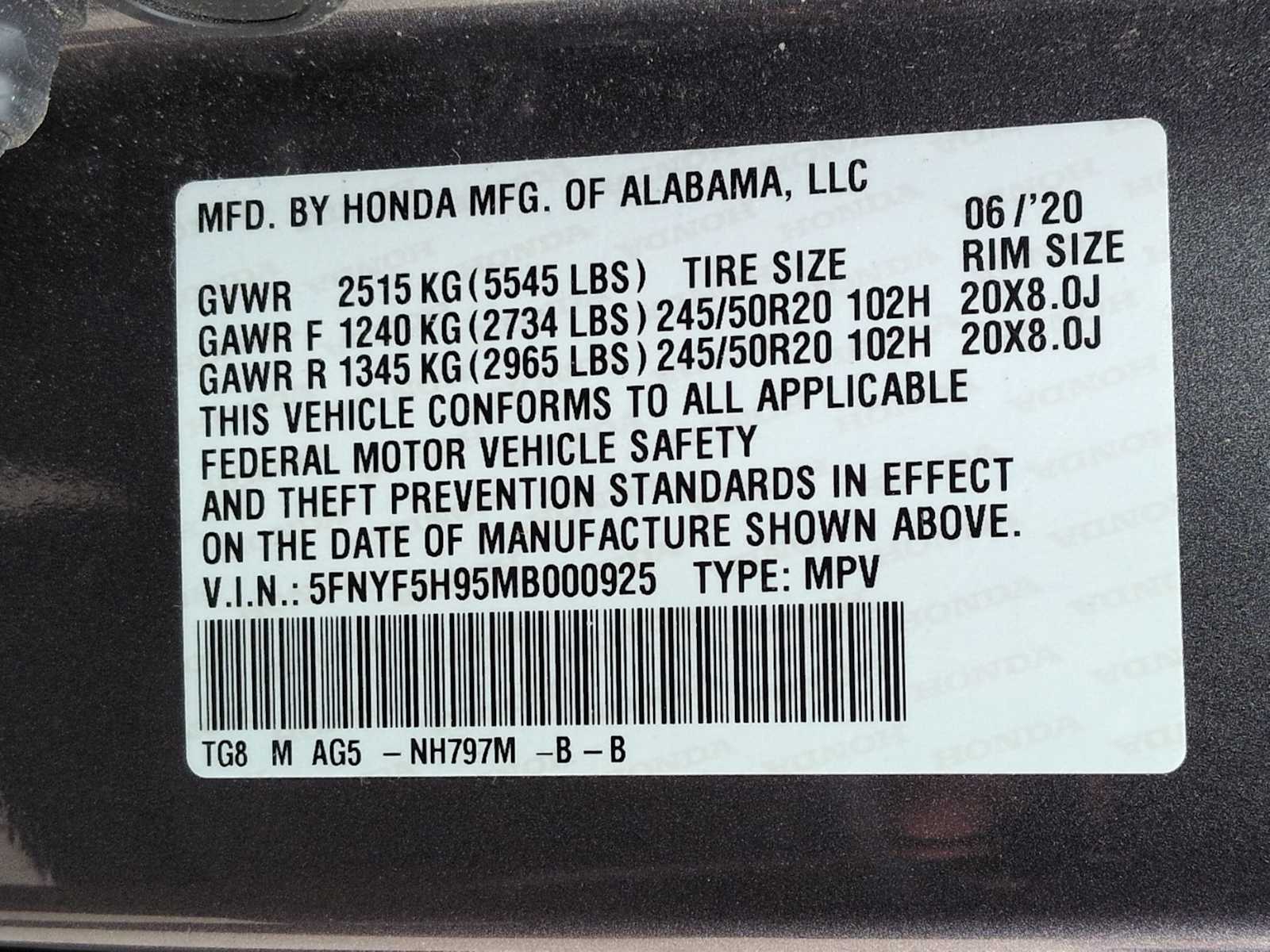 Thumbnail: 2021 Honda Pilot - 33