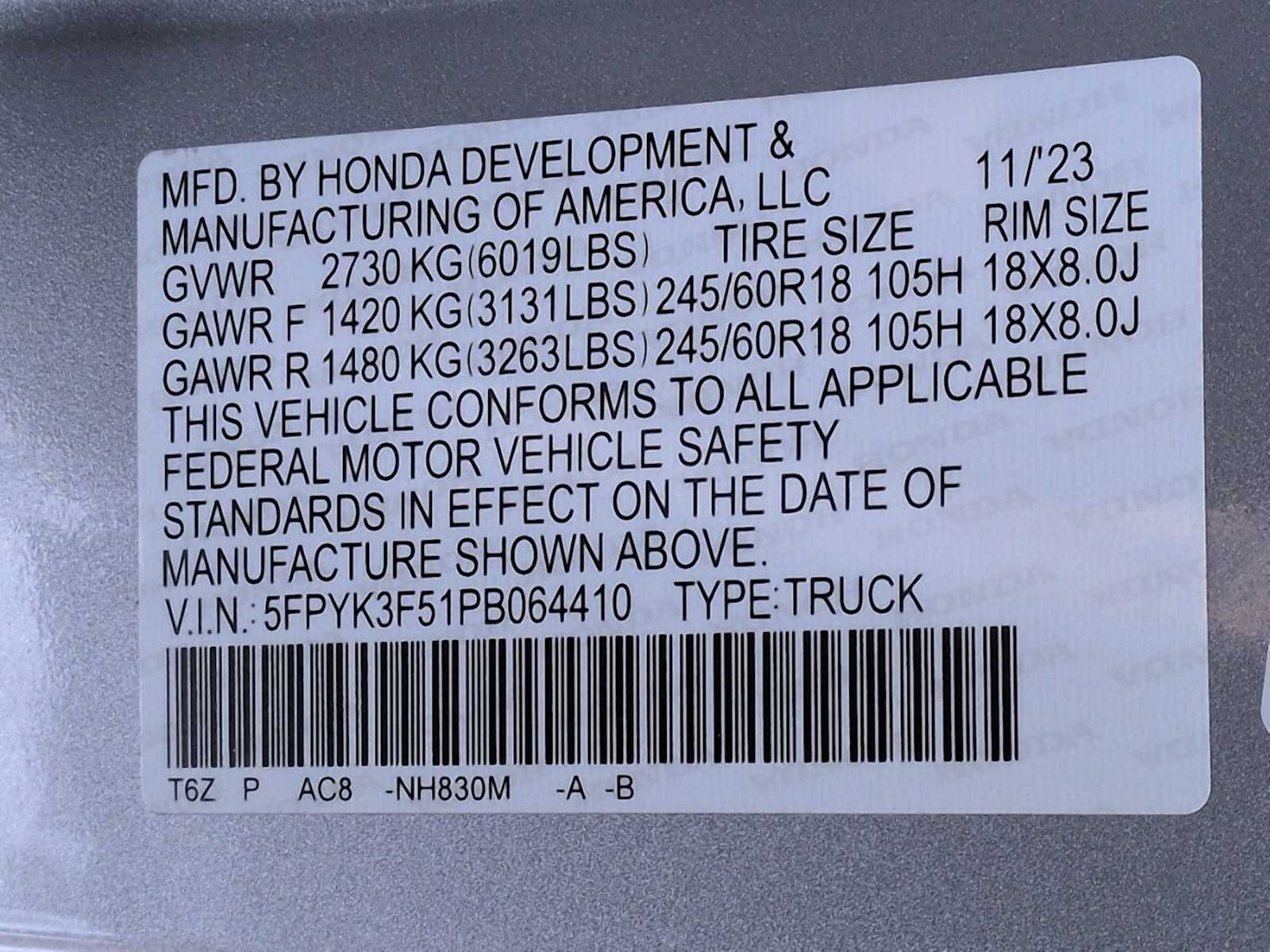 Thumbnail: 2023 Honda Ridgeline - 35