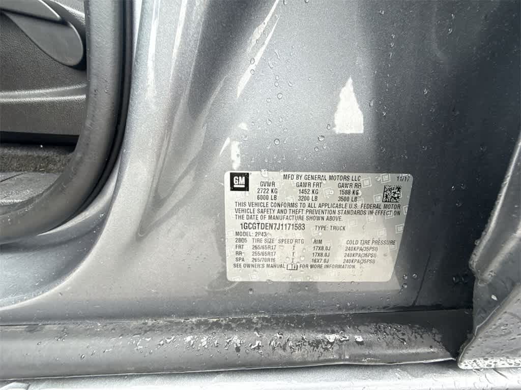 2018 Chevrolet Colorado Z71 35