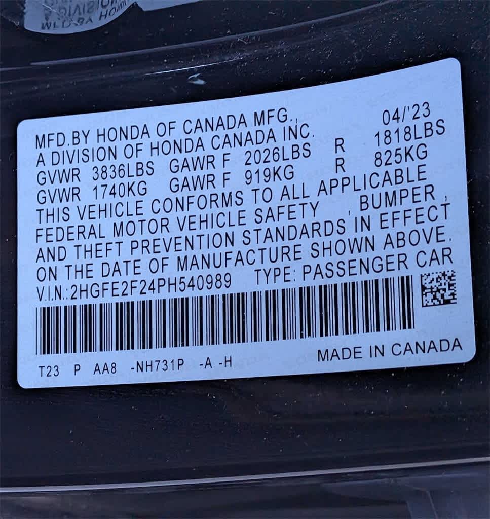 Thumbnail: 2023 Honda Civic - 30