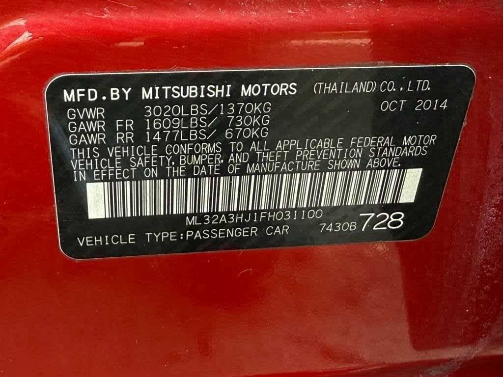 Thumbnail: 2015 Mitsubishi Mirage - 23